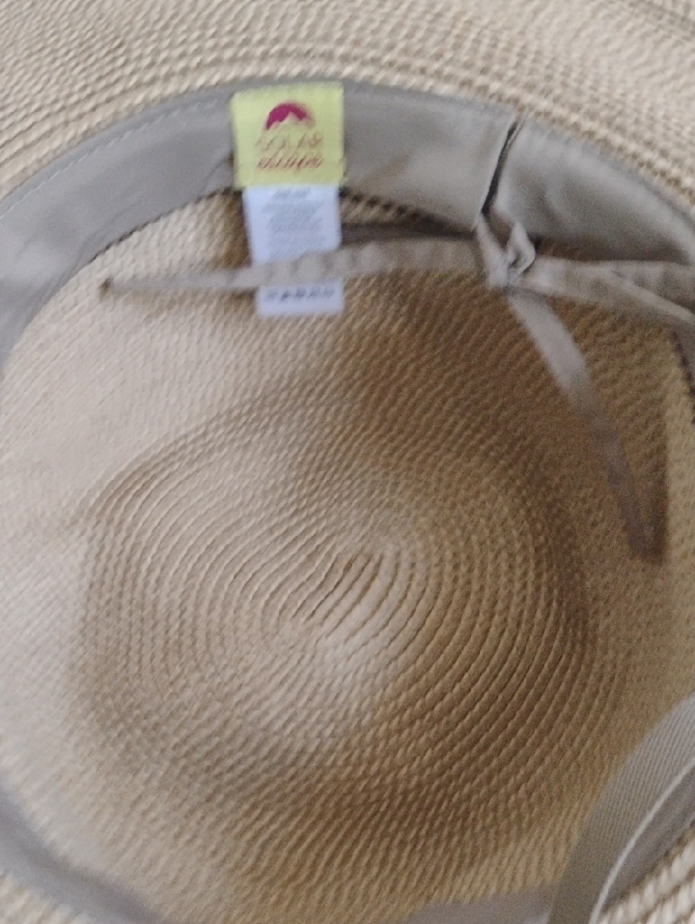 Solar Escape Straw Sun Hat - Beige One Size Fits All - Picture 6 of 7